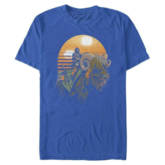 Star Wars - The Mandalorian Bantha Rider - T-Shirt Apparel Fifth Sun