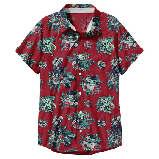 Star Wars: The Mandalorian - This Is The Bouquet Grogu - Button Down Apparel Fifth Sun