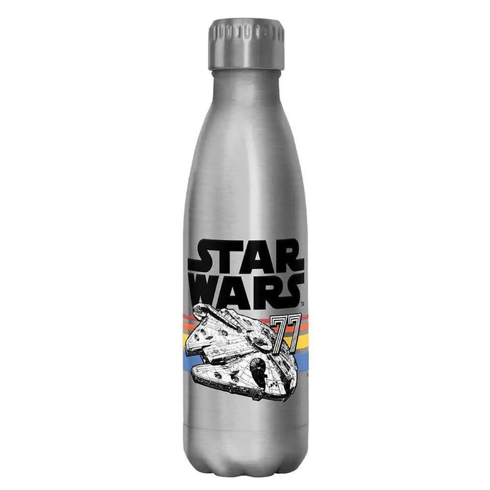 Star Wars - Vintage Falcon Stripes - 17-oz Stainless Steel Water Bottle Homewares Fifth Sun