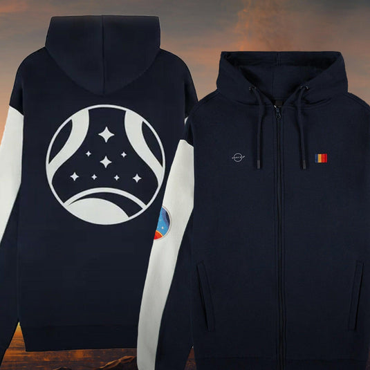 Starfield - Emblem - Full Zip Hoodie Apparel Difuzed