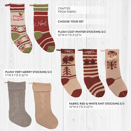 Cozy Christmas Stockings, Choose Your Style General TP