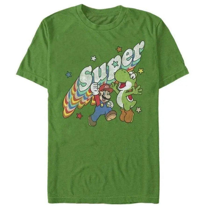 Super Mario Bros. - Mario and Yoshi - T-Shirt Apparel Fifth Sun