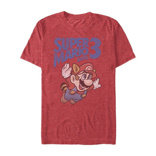 Super Mario Bros. - Super Mario Bros. 3 Retro Distressed - T-Shirt Apparel Fifth Sun