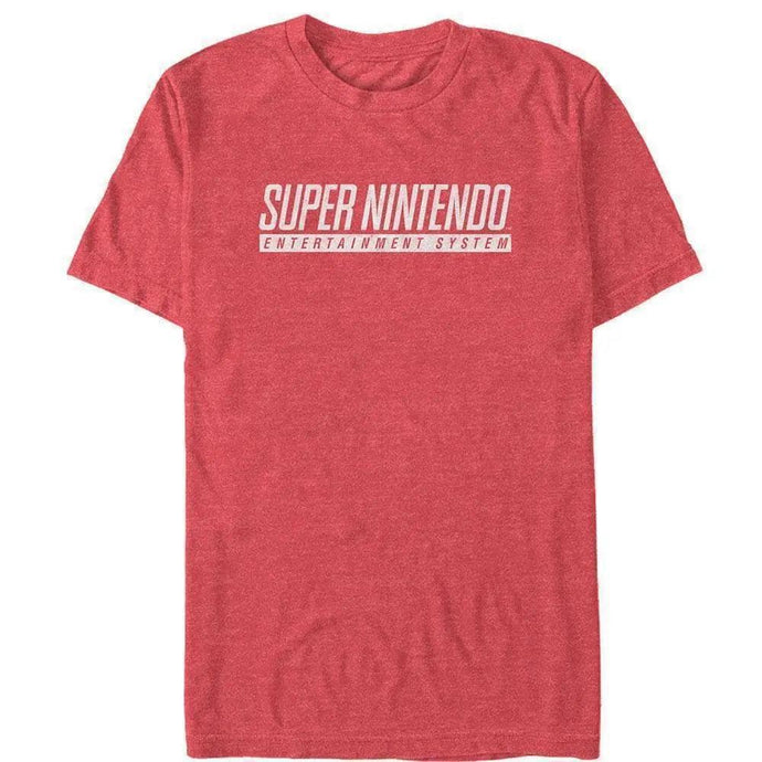 Super Nintendo - SNES Logo Distressed - T-Shirt Apparel Fifth Sun