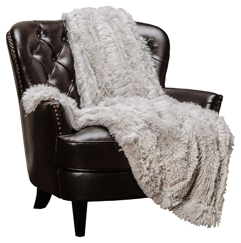 Load image into Gallery viewer, Solid Faux Long Fur Throw Blanket
