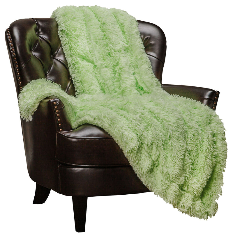 Load image into Gallery viewer, Solid Faux Long Fur Throw Blanket
