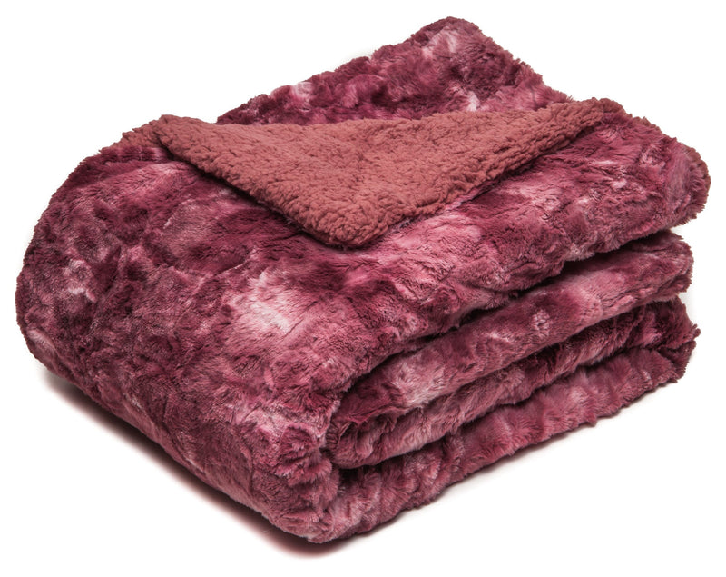 Load image into Gallery viewer, Wolf Faux Fur Throw Blanket
