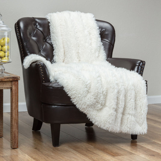 Tusicon Faux Fur Throw Blanket Gift Chanasya