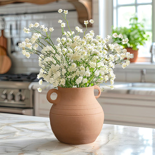 Handmade Terra Cotta Planter with Handles Whats trending CT