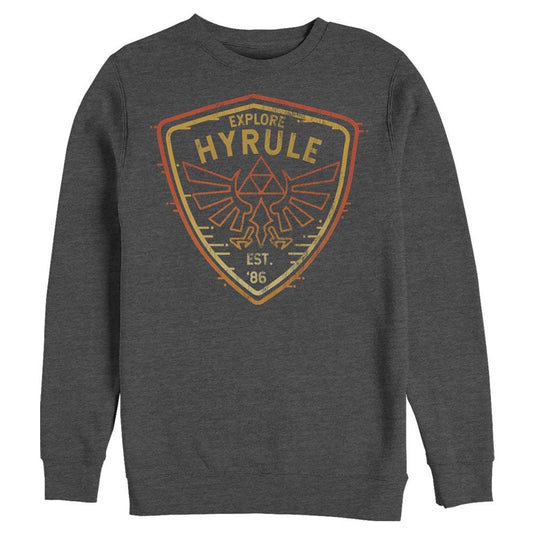 The Legend of Zelda - Explore Camp Hyrule - Crewneck Sweatshirt Apparel Fifth Sun