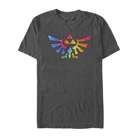 The Legend of Zelda - Tie-Dyed Triforce Crest - T-Shirt Apparel Fifth Sun