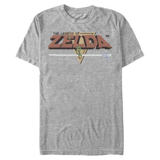 The Legend of Zelda - Zelda Original Pixel Logo - T-Shirt Apparel Fifth Sun