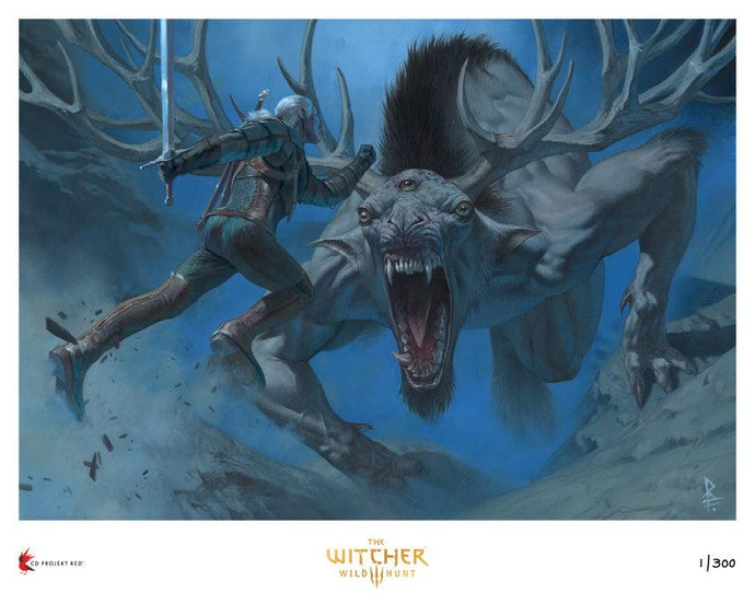 The Witcher 3 - Wild Hunt Giclee Print (Riccardo Federici) Media Dark Horse Comics