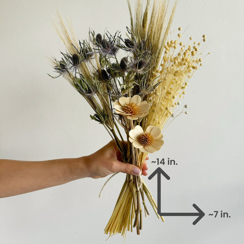 Load image into Gallery viewer, Dried Thistle &amp; Luna Flower Bouquet Collection houseoflilac
