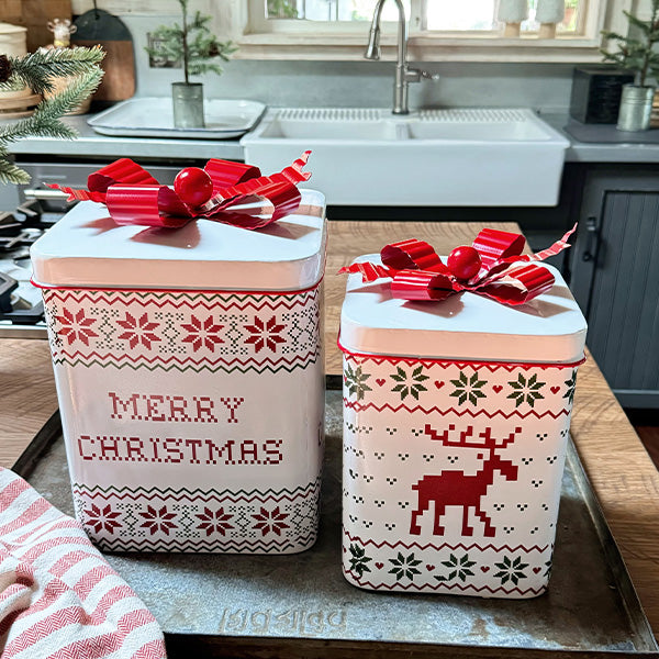 Christmas Sweater Gift Box Containers, Set of 2 Sale ABH