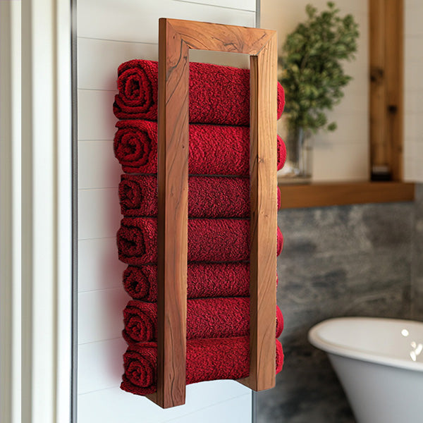 Rustic Wooden Wall Towel Rack Whats trending KAL