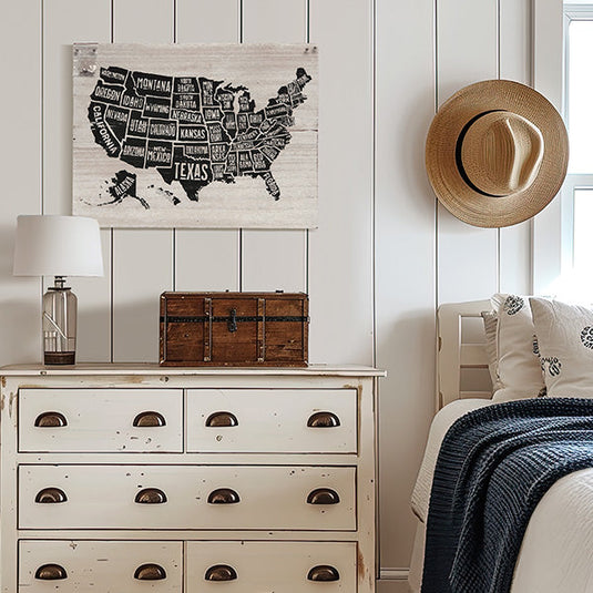 Personalized Hanging Wall Map with Pins Whats trending TP