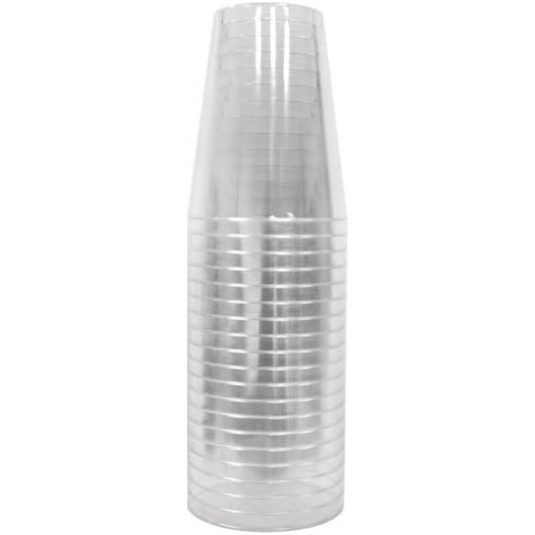 Hanna K. Signature Tumbler Heavyweight Clear 8 oz 20CT Tumblers Hanna K Signature