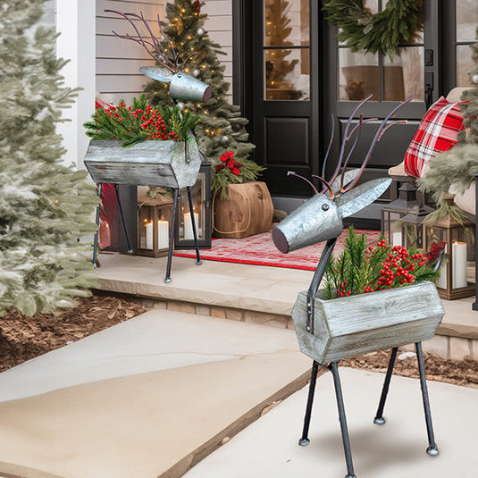 Standing Reindeer Planters, Set of 2 General CT