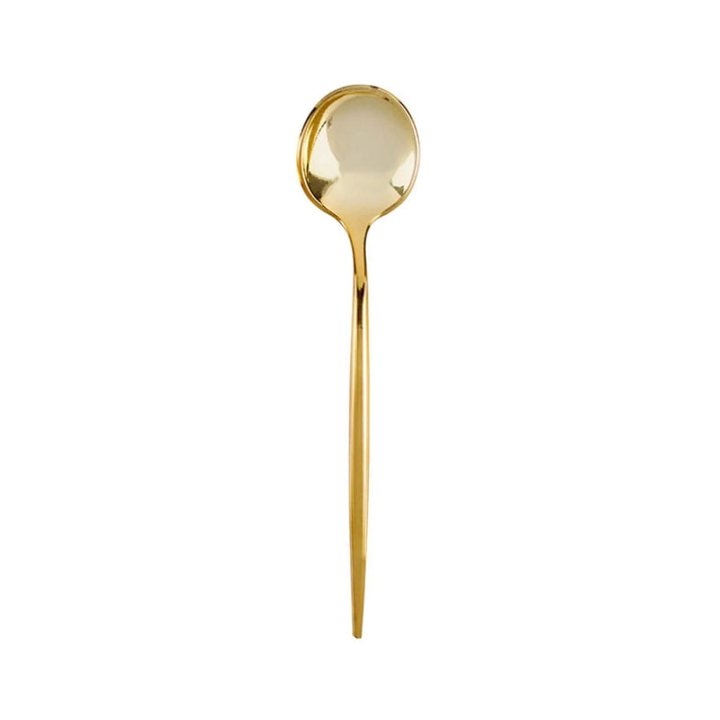 Load image into Gallery viewer, NOVELTY FLATWARE TEASPOONS GOLD Tablesettings Blue Sky
