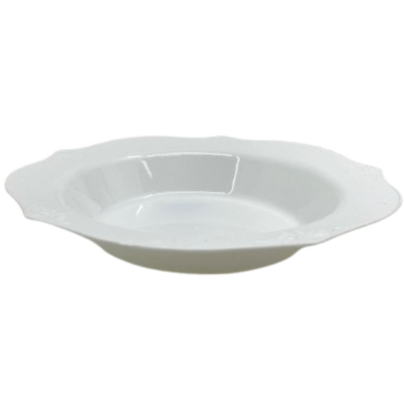 Load image into Gallery viewer, Antique Collection Plastic Bowls White 12 oz Tablesettings Decorline
