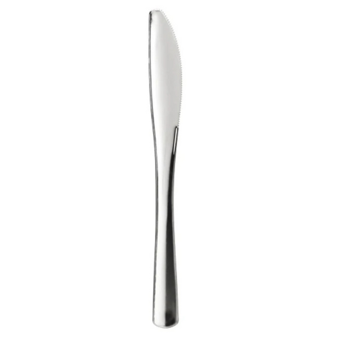 Premium Plastic Knife Polished Silver Tablesettings Lillian