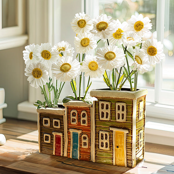 Ceramic Village Planter Whats trending KAL