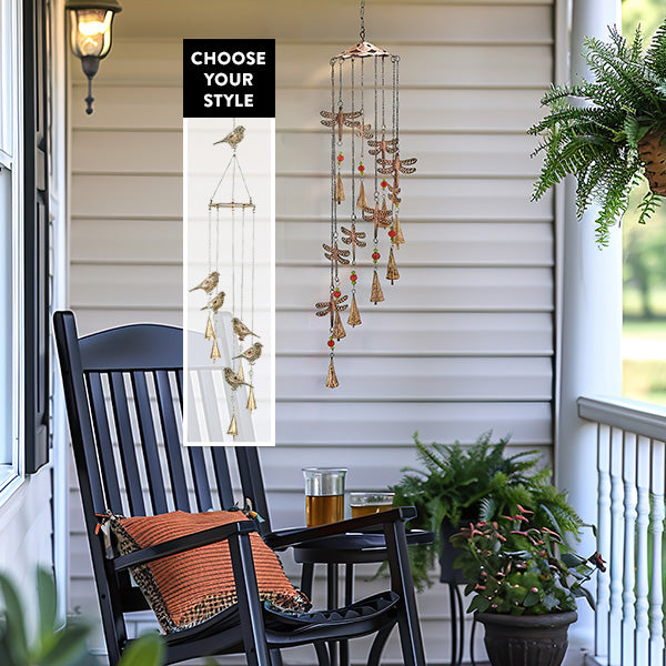 Load image into Gallery viewer, Boho Iron Wind Chime, Choose Your Style Whats trending UMA
