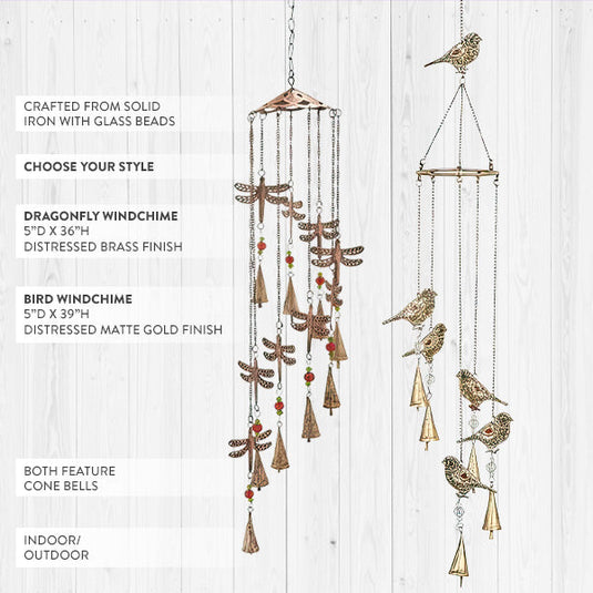 Boho Iron Wind Chime, Choose Your Style Whats trending UMA