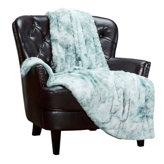 Wolf Faux Fur Throw Blanket