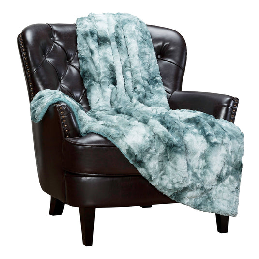 Wolf Faux Fur Throw Blanket