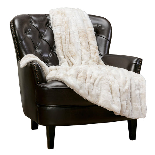 Wolf Faux Fur Throw Blanket