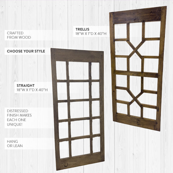 Load image into Gallery viewer, Vintage-Inspired Wooden Wall Window Pane, Choose Your Style Whats trending CIMA
