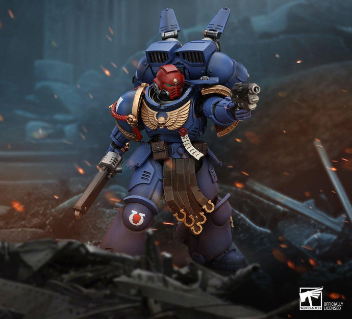 Warhammer 40,000: Space Marine 2 - Ultramarines Sergeant Gadriel - Action Figure Collectibles Joytoy