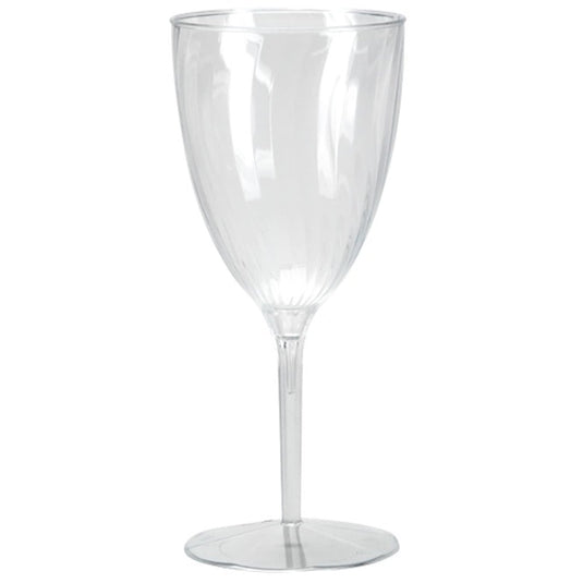 Elegant Plastic Wine Glasses Goblets 8 oz Wine Goblets Lillian