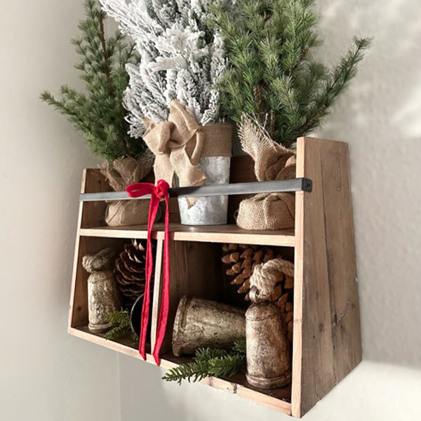 Reclaimed Wood Cubby Wall Shelf Whats trending ABH