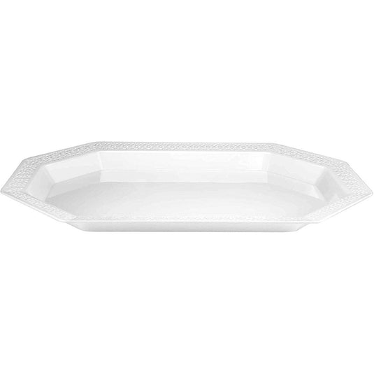 Pearl Lacetagon Heavy Weight Tray 9''X13'' Half Size Serverware Lillian