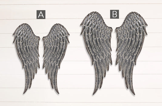 Metal Antique Angel Wings, Pick Your Size General DCI