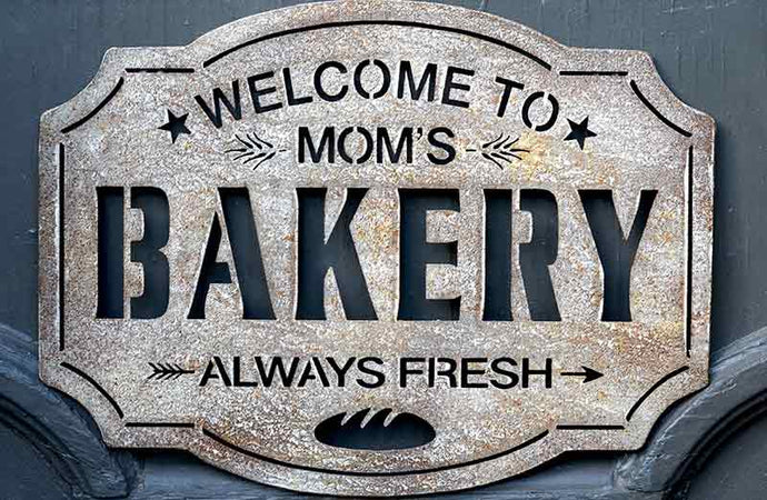 Engraved Mom's Bakery Sign General PPD