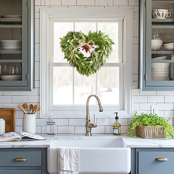 Heart Shaped Bay Leaf Cooking Wreath | GROWN IN THE USA Whats trending MF