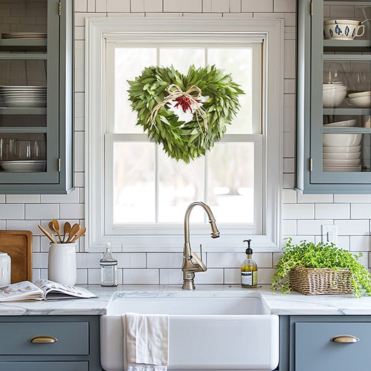 Heart Shaped Bay Leaf Cooking Wreath | GROWN IN THE USA Whats trending MF