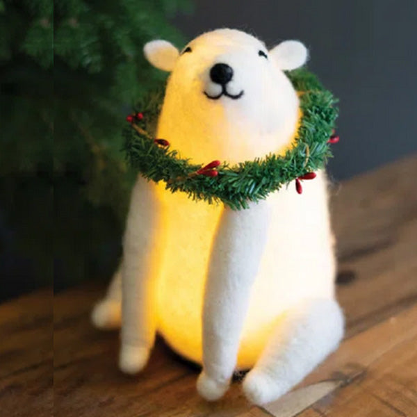 Light Up Tabletop Polar Bear General KAL