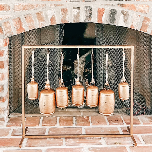 7 Metal Christmas Bells on Stand Whats trending ABH