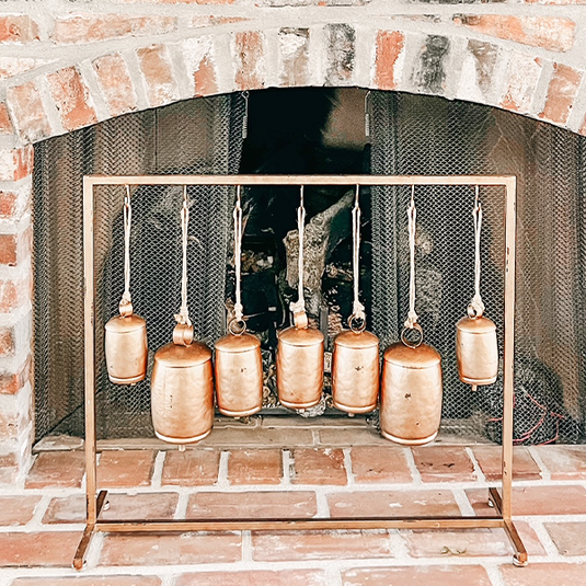 7 Metal Christmas Bells on Stand Whats trending ABH