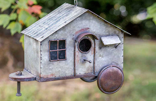 Metal Happy Camper Birdhouse General CT