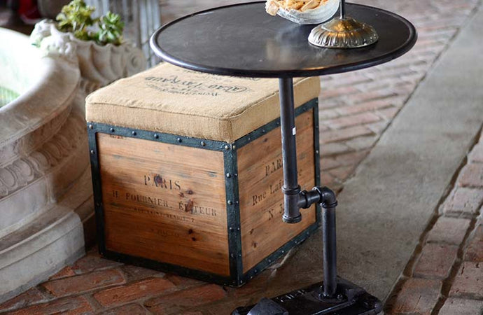 Industrial Pipe Accent Table General PPD