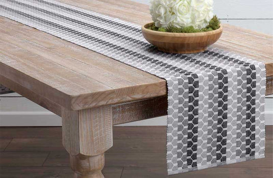 LONG Striped Table Runner General VHC