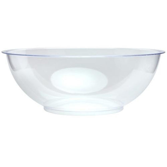 Clear Plastic Bowl Heavy Weight 160 OZ Tablesettings Party Dimensions