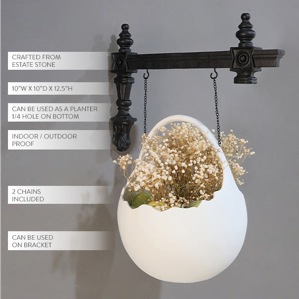 Load image into Gallery viewer, Easter Egg Planter With Bracket Option | Our &quot;Easter&quot; Signs Of The Seasons Edition Shop ABH
