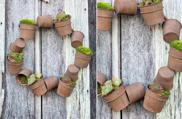 Rusty Bucket Wreath General PHC